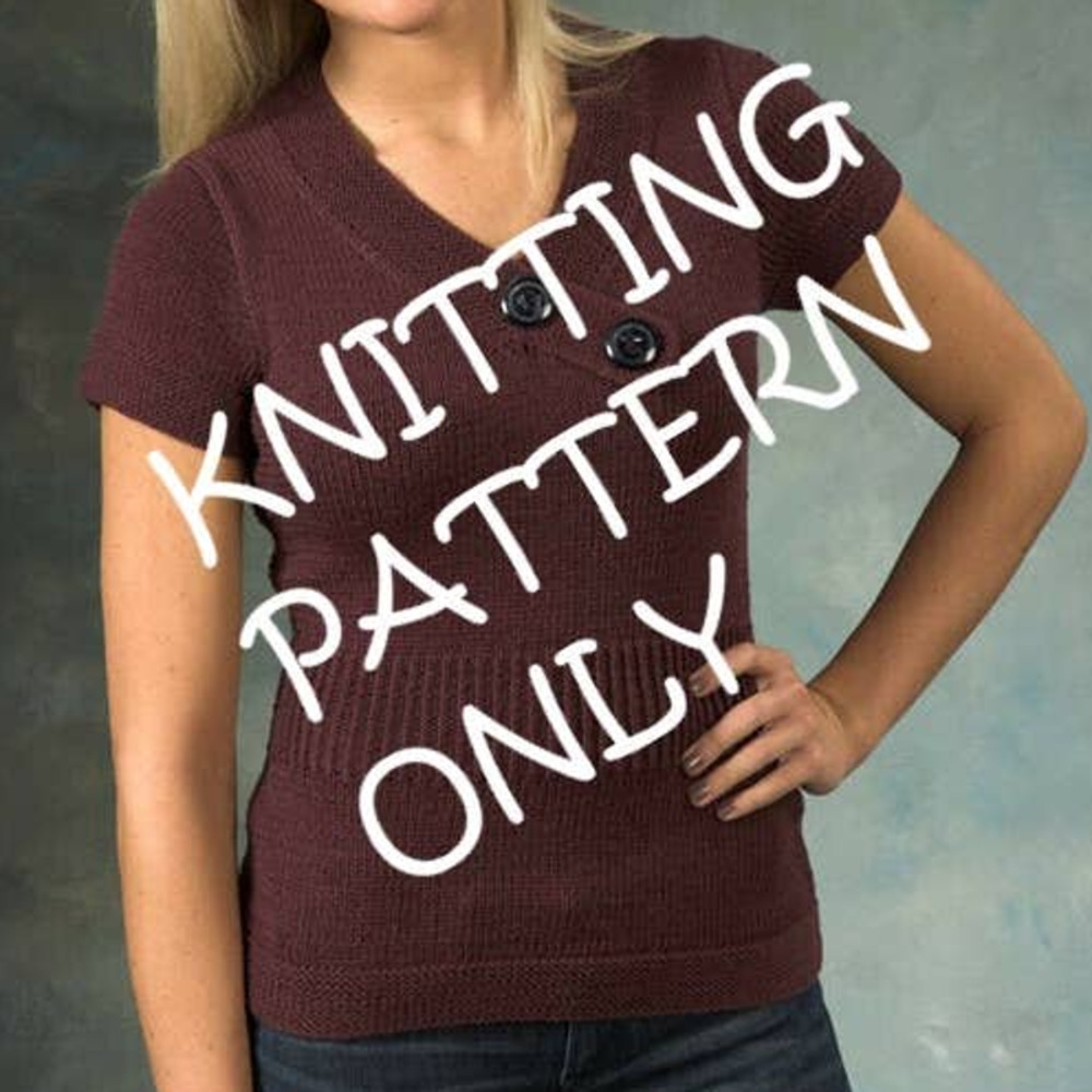 New Vladimira Ilkovico Plymouth Yarn Design 2268 Womans Pullover Sweater Pattern
